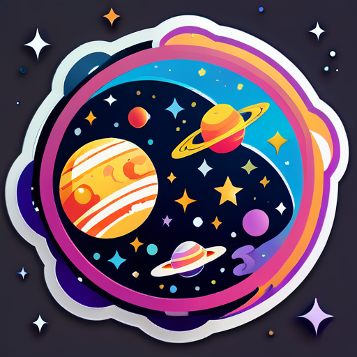 Universe sticker