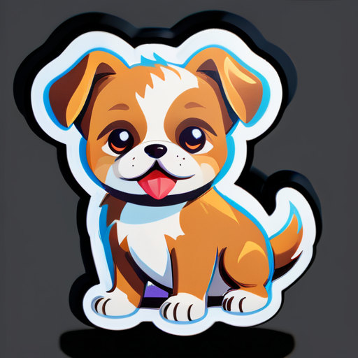 可爱的狗狗 sticker