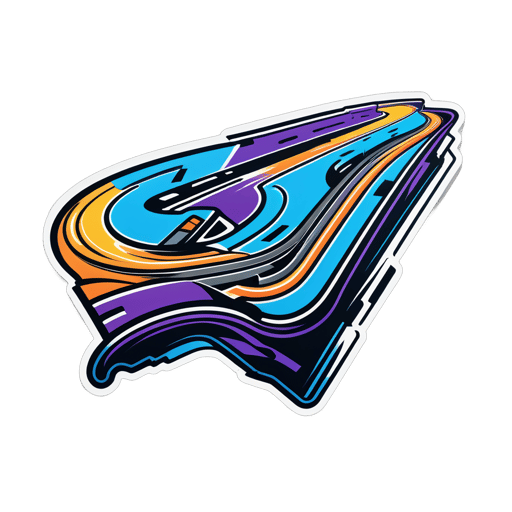 Street Racing Map sticker