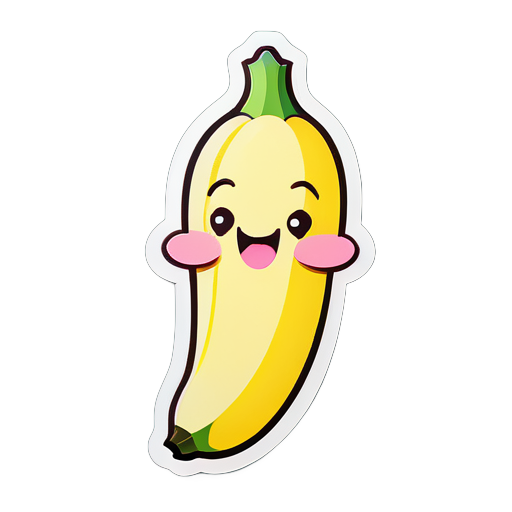 Cute Banana sticker