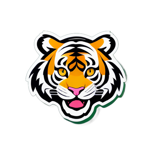 Ein Tiger sticker