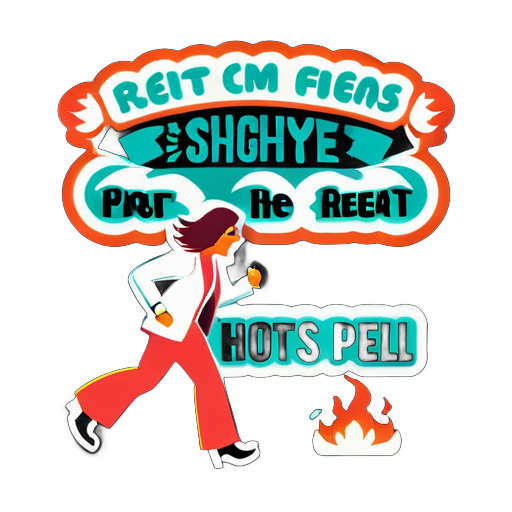 women going though menopause with the saying hot flashes more like a highway to hell at this point sticker