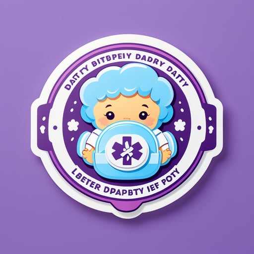 Diaper Duty Badge sticker