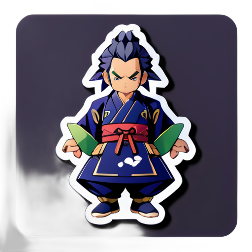 make a Ryomen Sukuna from jujustu keisen sticker