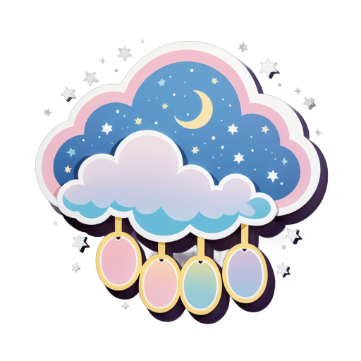 Doux Rêves Nuage sticker