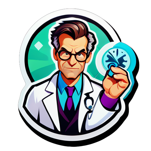 doctor mad sticker