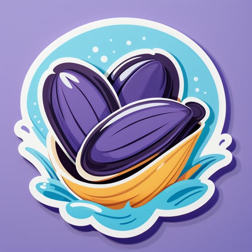 moules mignonnes sticker