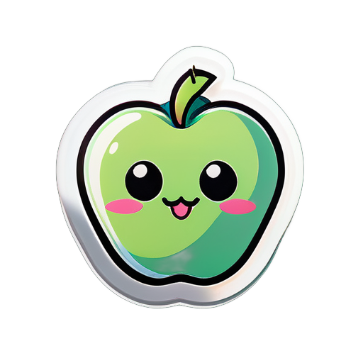 Cute Apple sticker