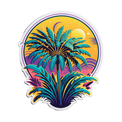 Mysterious Mimosa Mirage sticker