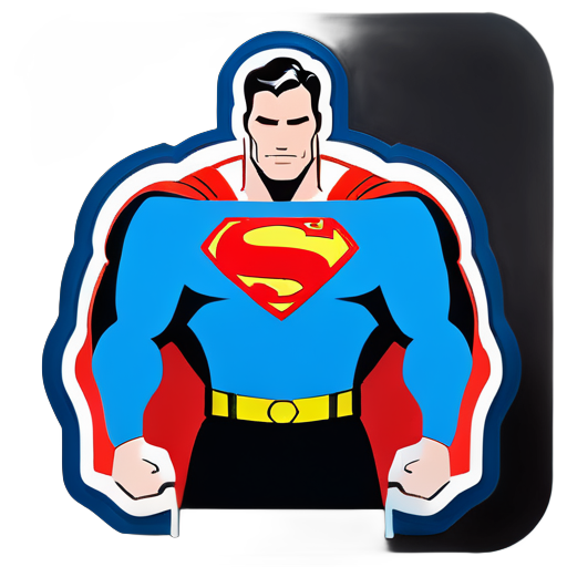 man of steel sticker