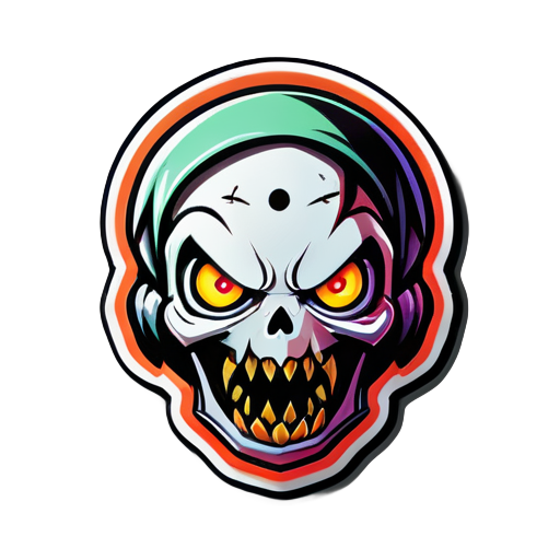 make horror and gaming stickers for my laptop sticker