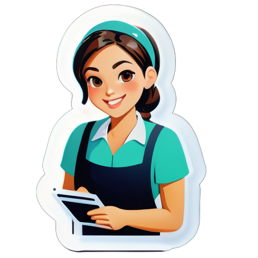 CASHIER STAFF sticker