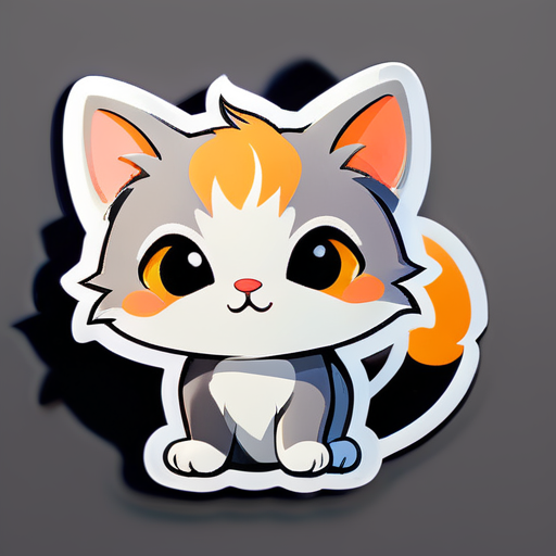 可爱的小猫
 sticker