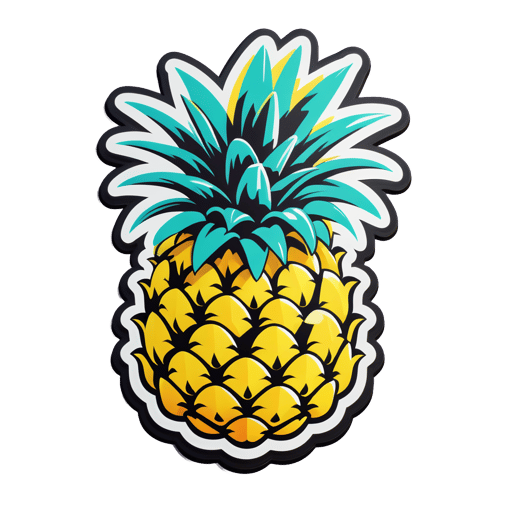 Ananas frais sticker