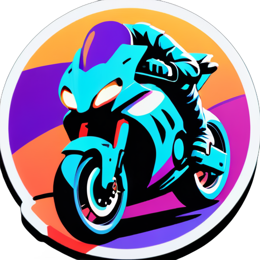 moto
 sticker