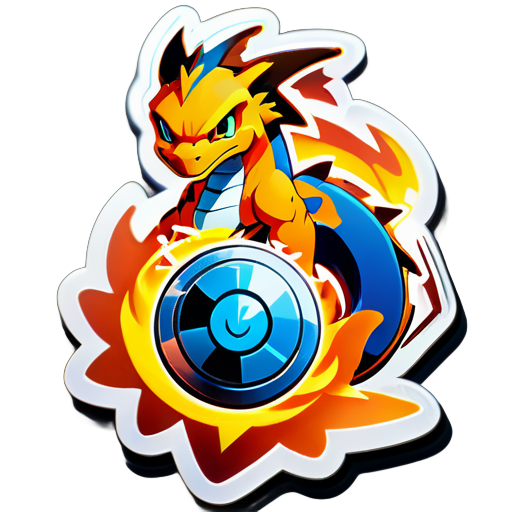 beyblade having charizard as power sticker