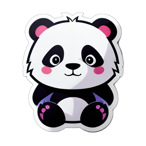 Panda sticker