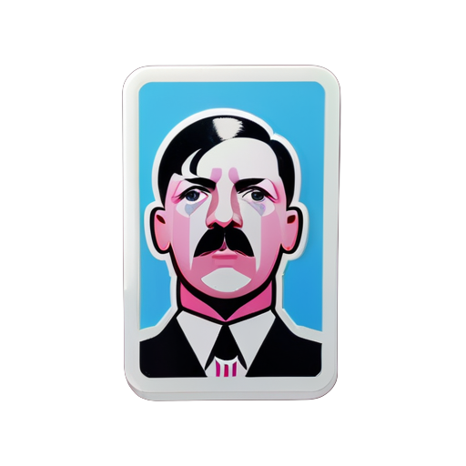 Hitler transgenre sticker