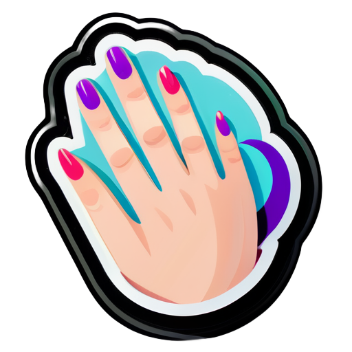 Manicura sticker