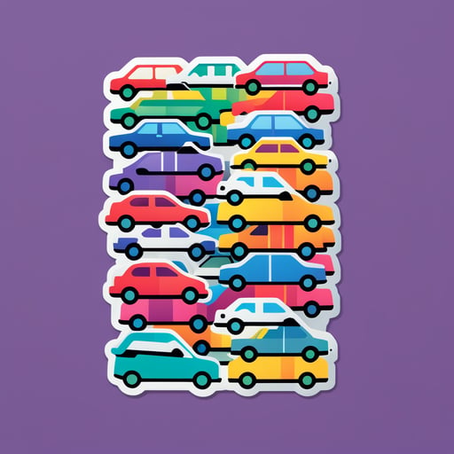 Embouteillage sticker