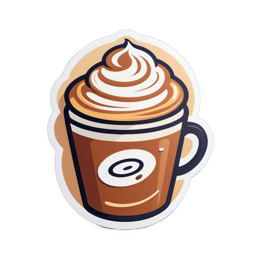 Delicious Cappuccino sticker