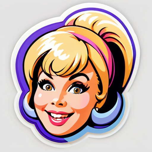 barbara eden ステッカー sticker