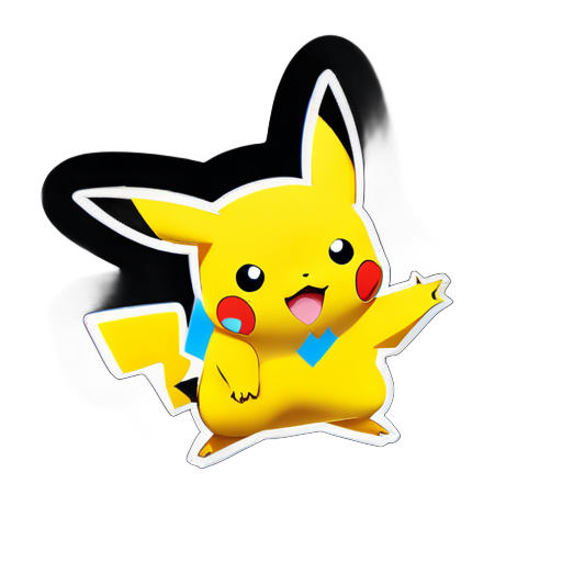 Pikachu sticker