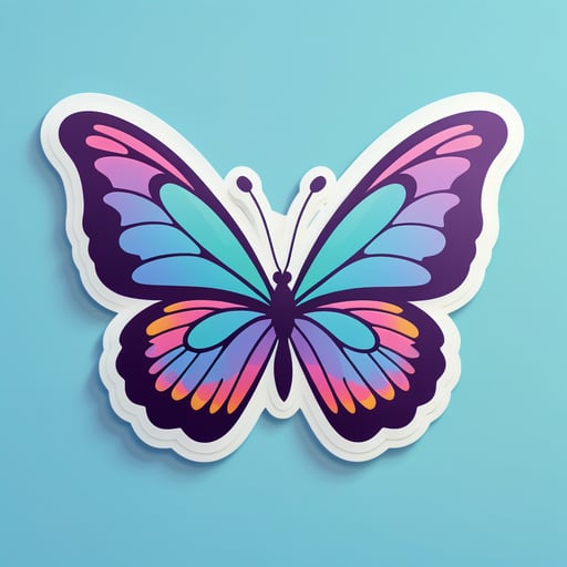 Borboleta Tremulante sticker