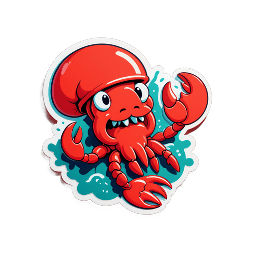 Nostalgic Lobster Meme sticker