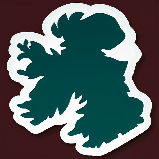 Outline of Northern Ireland  sticker