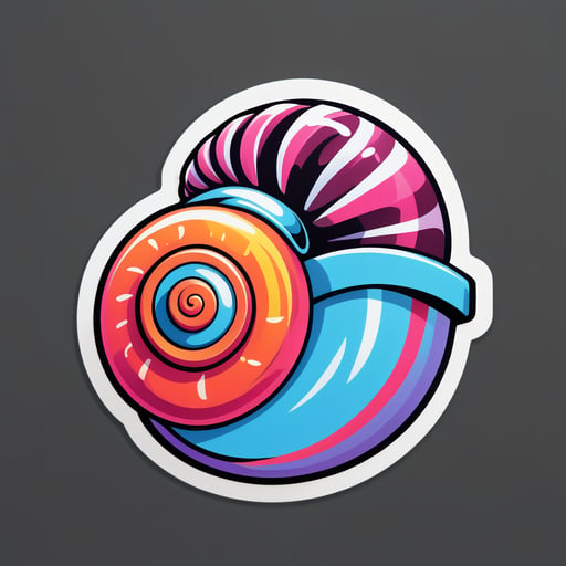 Escargot Turbo sticker