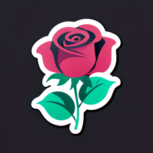 rosa sticker