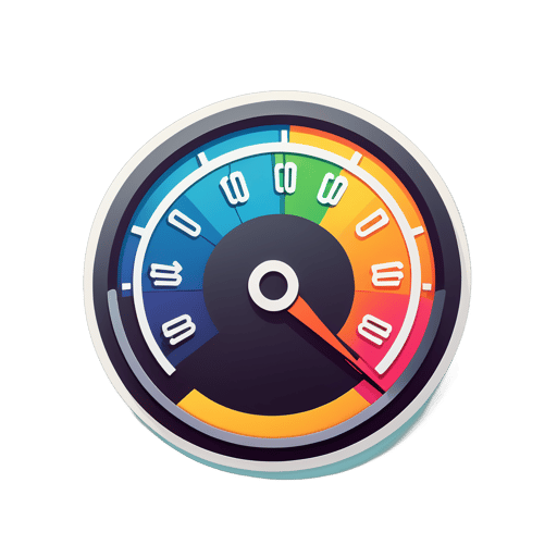 Tachometer sticker