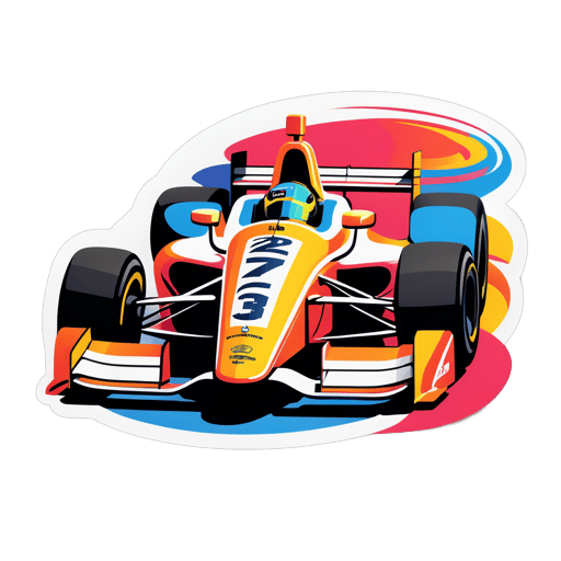 Indy Car sticker