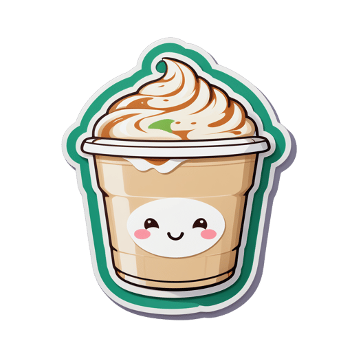 Délicieux thé au lait sticker