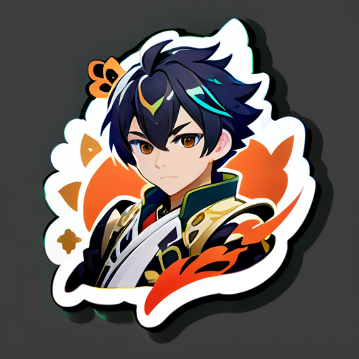 Genshin Impact Keqing sticker