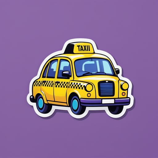 Xe taxi đô thị sticker