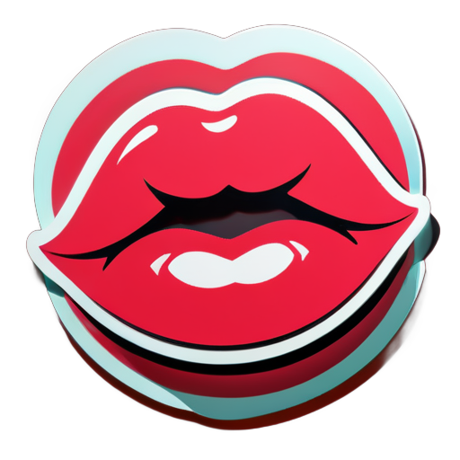 Lips sticker