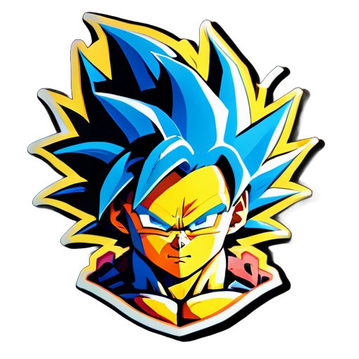 Super Saiyan sticker