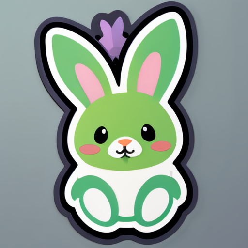 lapin sticker