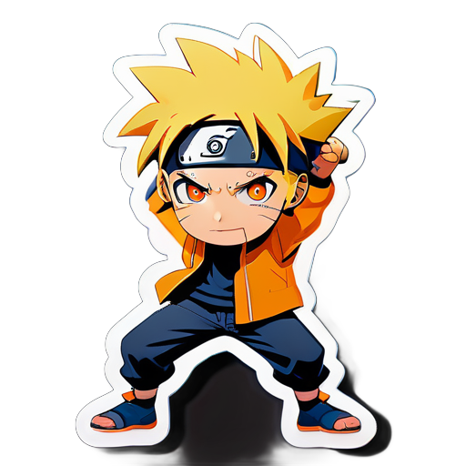 naruto dançando sticker