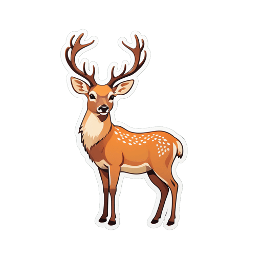 Gentle Cerf Cerf sticker