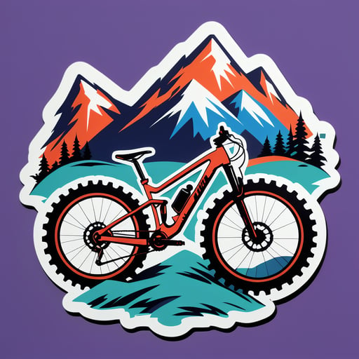 VTT robuste sticker