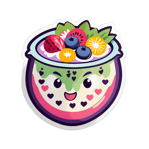 Smoothie Bowl Fofo sticker