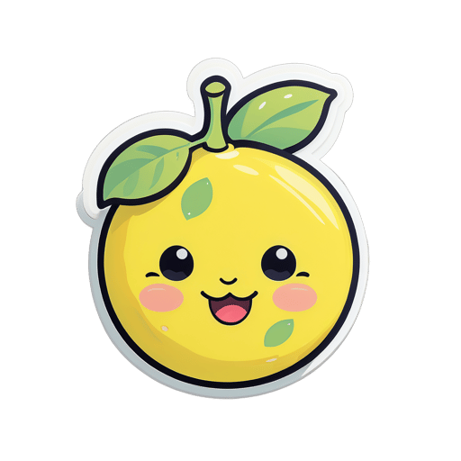 Lemon dễ thương sticker