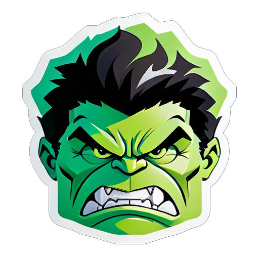 Erstellen Sie Aufkleber Hulk sticker