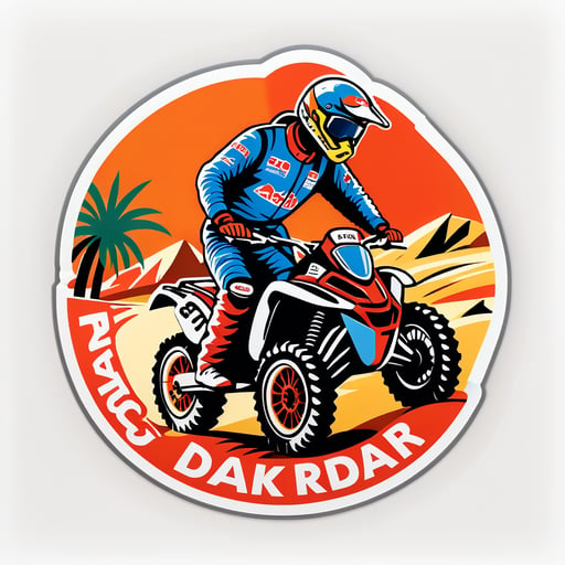 Rally Dakar sticker