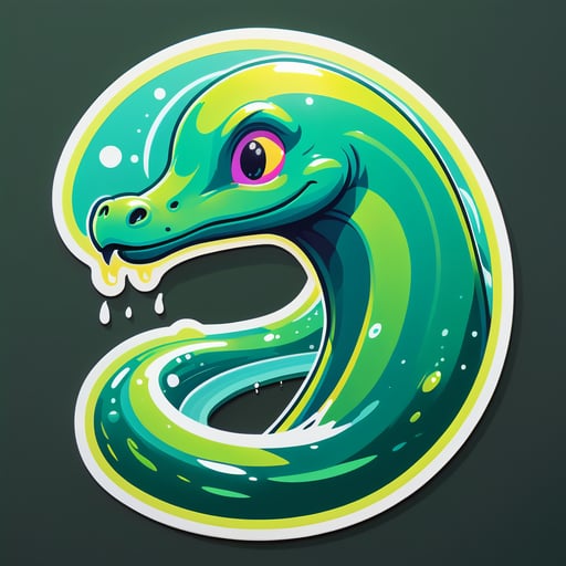 Brillante Nessie sticker