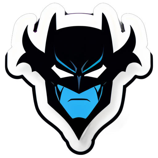 generate a sticker of batman form year 2040 sticker