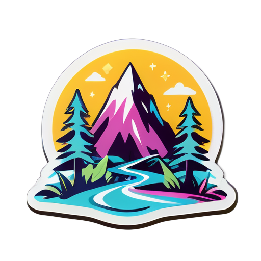 Né pour explorer : l'aventure vous attend sticker